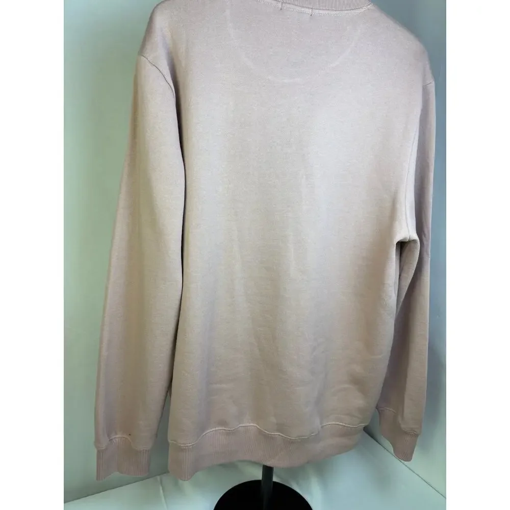 True Religion Logo Crewneck Sweatshirt NWT Unisex Casual (blush)